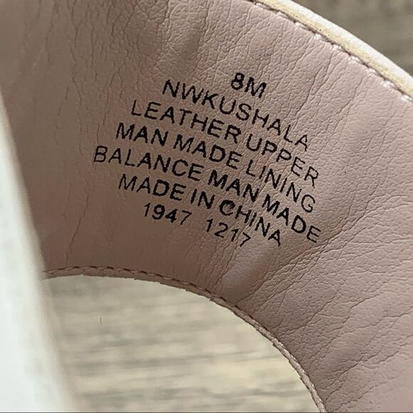 Nine West~Women’s~”Kushala”~Ivory~Wedge Sandals~Size 8M  - Picture 11 of 11